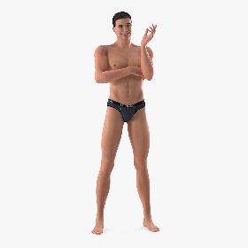 Fitness Man Standing Pose model